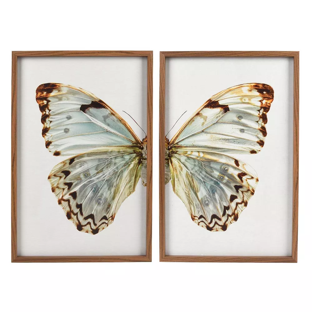 Sonoma Goods For Life® Butterfly Framed Wall Art 2-piece Set 1 Sonoma Goods For Life® Butterfly Framed Wall Art 2-piece Set