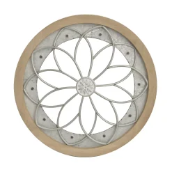 Sonoma Goods For Life® Mixed Material Flower Wall Medallion