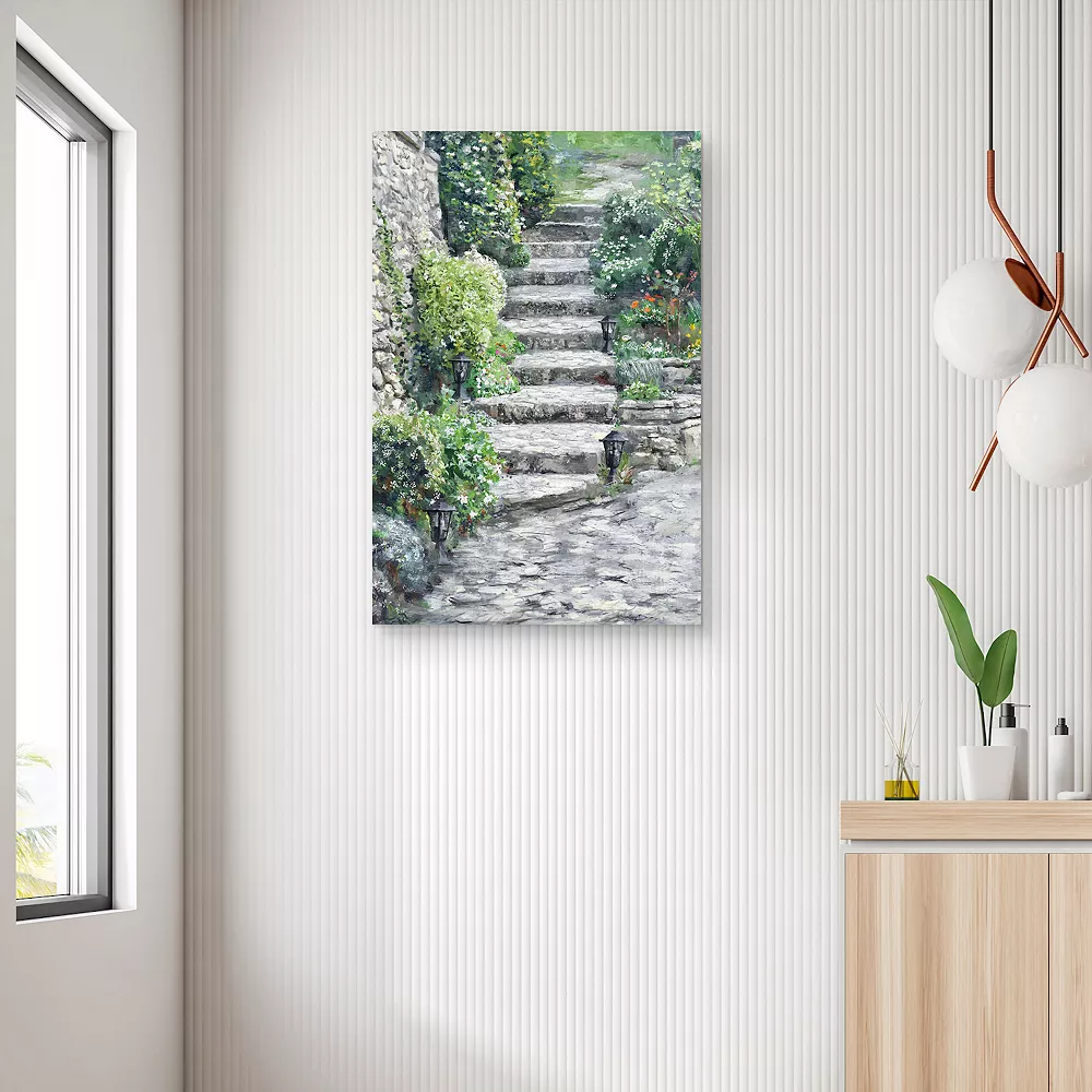 Master Piece Garden Steps Canvas Wall Art By Studio Arts 4 Master Piece Garden Steps Canvas Wall Art By Studio Arts - Image 4