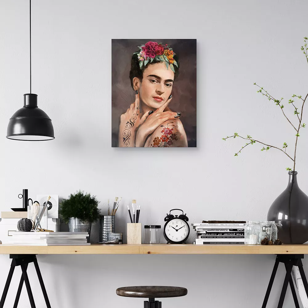 Master Piece Tattooed Frida Canvas Wall Art By Studio Arts 3 Master Piece Tattooed Frida Canvas Wall Art By Studio Arts - Image 3