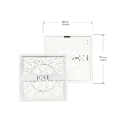 Sonoma Goods For Life® Carved Panel With Love Sentiment -Kohl's Sales 5649741 ALT4