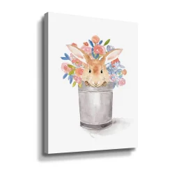 ArtWall Camilla The Bunny Canvas Wall Art