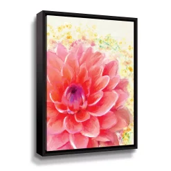 ArtWall Dahlia Splatter Framed Wall Art
