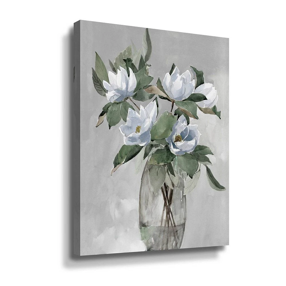 ArtWall Floral Gray Canvas Wall Art 1 ArtWall Floral Gray Canvas Wall Art