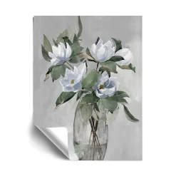 ArtWall Floral Gray Removable Wall Art