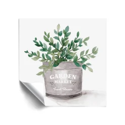 ArtWall Garden Market Bucket Removable Wall Art