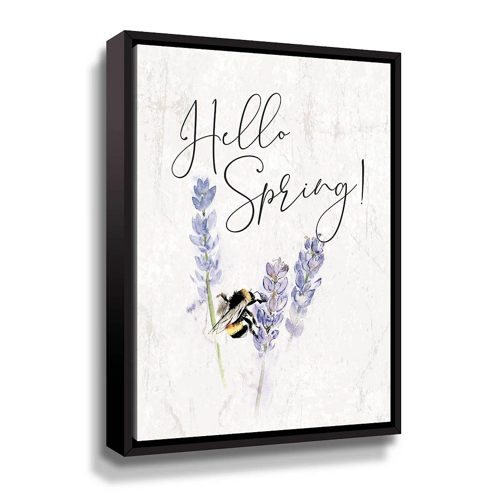 ArtWall Hello Spring Bee Framed Wall Art 1 ArtWall Hello Spring Bee Framed Wall Art