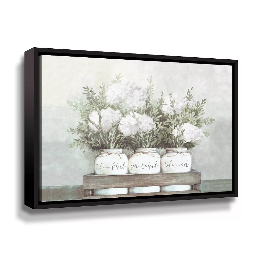 ArtWall White Flower Jars Framed Wall Art 1 ArtWall White Flower Jars Framed Wall Art
