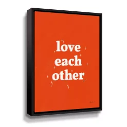 ArtWall Love Each Other Framed Wall Art
