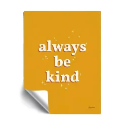 ArtWall Always Be Kind Removable Wall Art