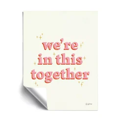 ArtWall In This Together Removable Wall Art