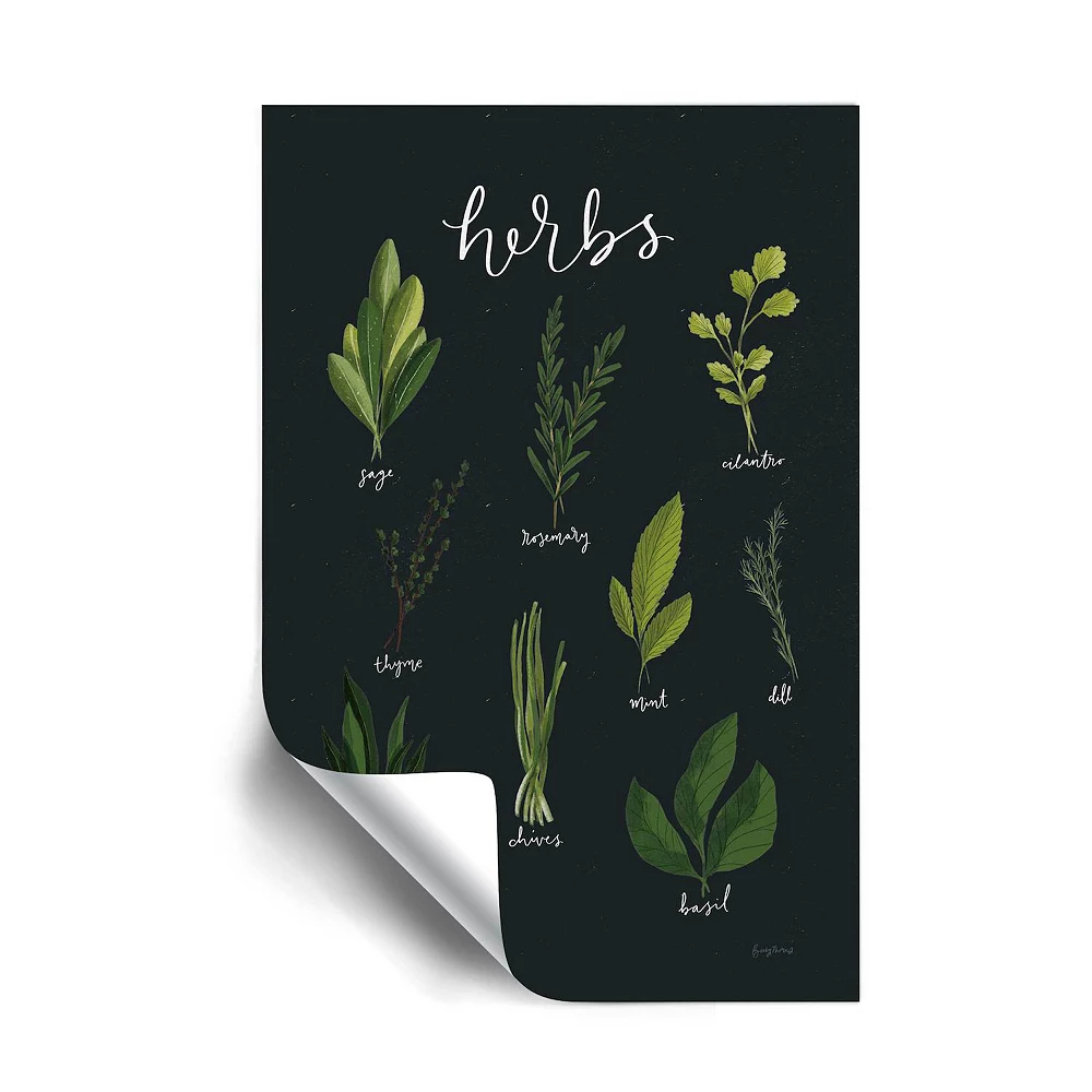 ArtWall Herbs I Removable Wall Art 1 ArtWall Herbs I Removable Wall Art