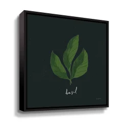 ArtWall Herbs VI Basil Framed Wall Art