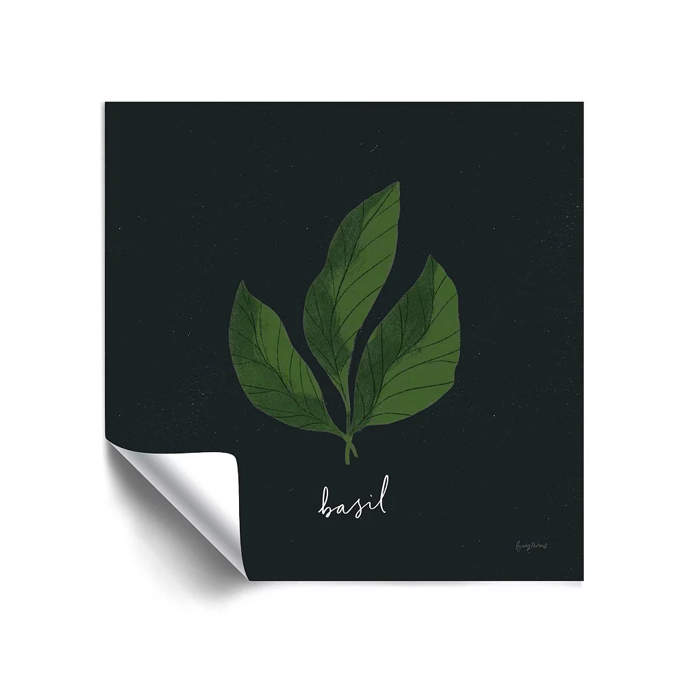 ArtWall Herbs VI Basil Removable Wall Art 1 ArtWall Herbs VI Basil Removable Wall Art
