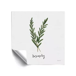 ArtWall Herbs III Rosemary Removable Wall Art