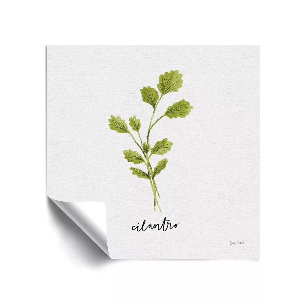 ArtWall Herbs IV Cilantro Removable Wall Art 1 ArtWall Herbs IV Cilantro Removable Wall Art