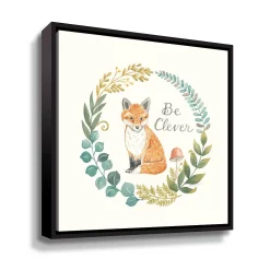 ArtWall Be Clever Fox Framed Wall Art