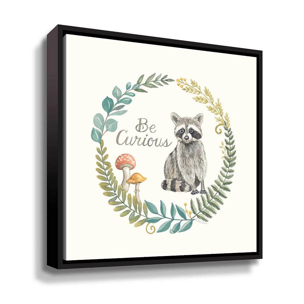 ArtWall Be Curious Raccoon Framed Wall Art 1 ArtWall Be Curious Raccoon Framed Wall Art