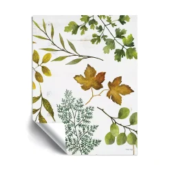 ArtWall Leaf Patterns II Removable Wall Art