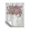 ArtWall Pink Posies I Removable Wall Art