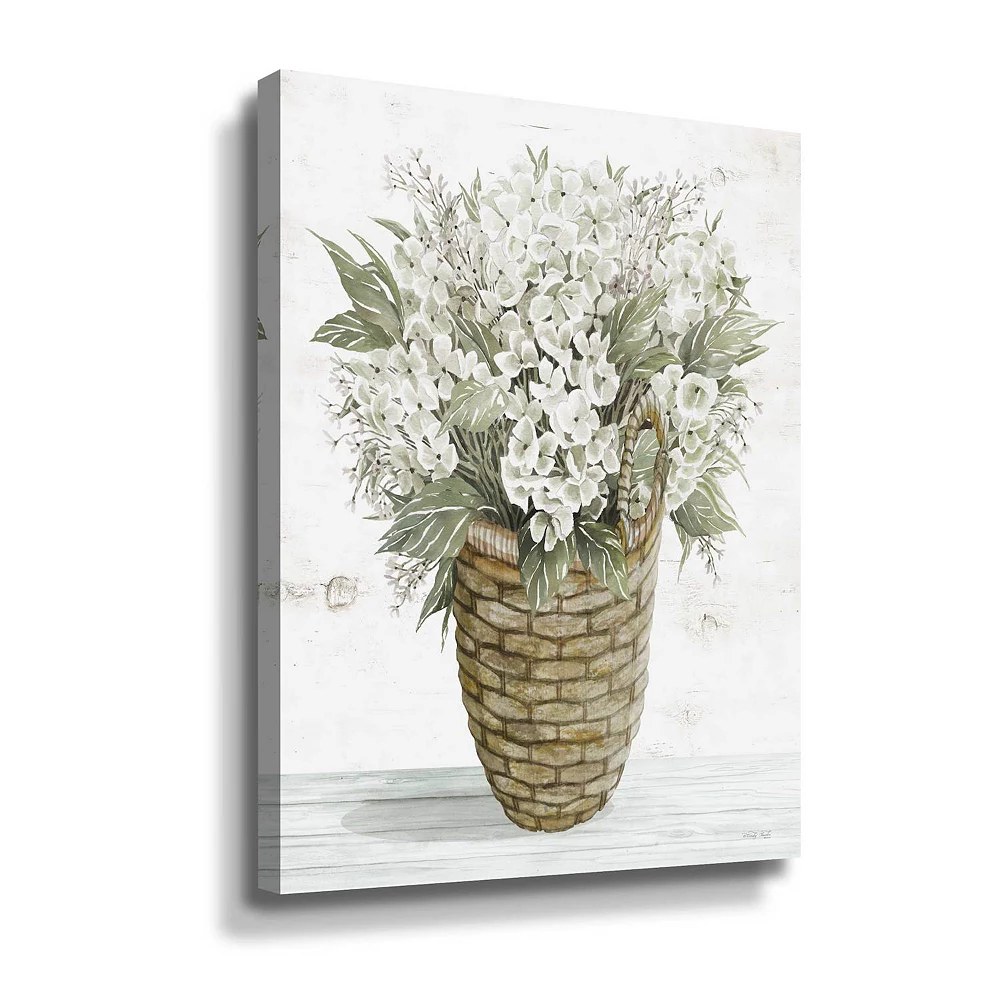 ArtWall Hydrangea Basket Canvas Wall Art 1 ArtWall Hydrangea Basket Canvas Wall Art