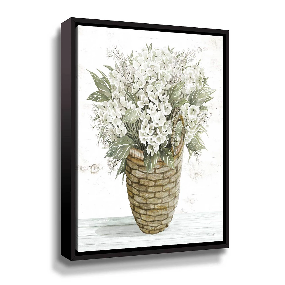 ArtWall Hydrangea Basket Framed Wall Art 1 ArtWall Hydrangea Basket Framed Wall Art
