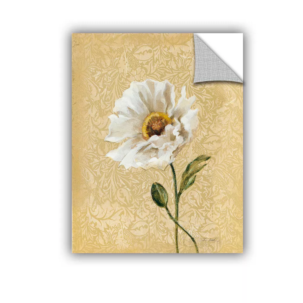 ArtWall Elegant Poppy Removable Wall Art 1 ArtWall Elegant Poppy Removable Wall Art