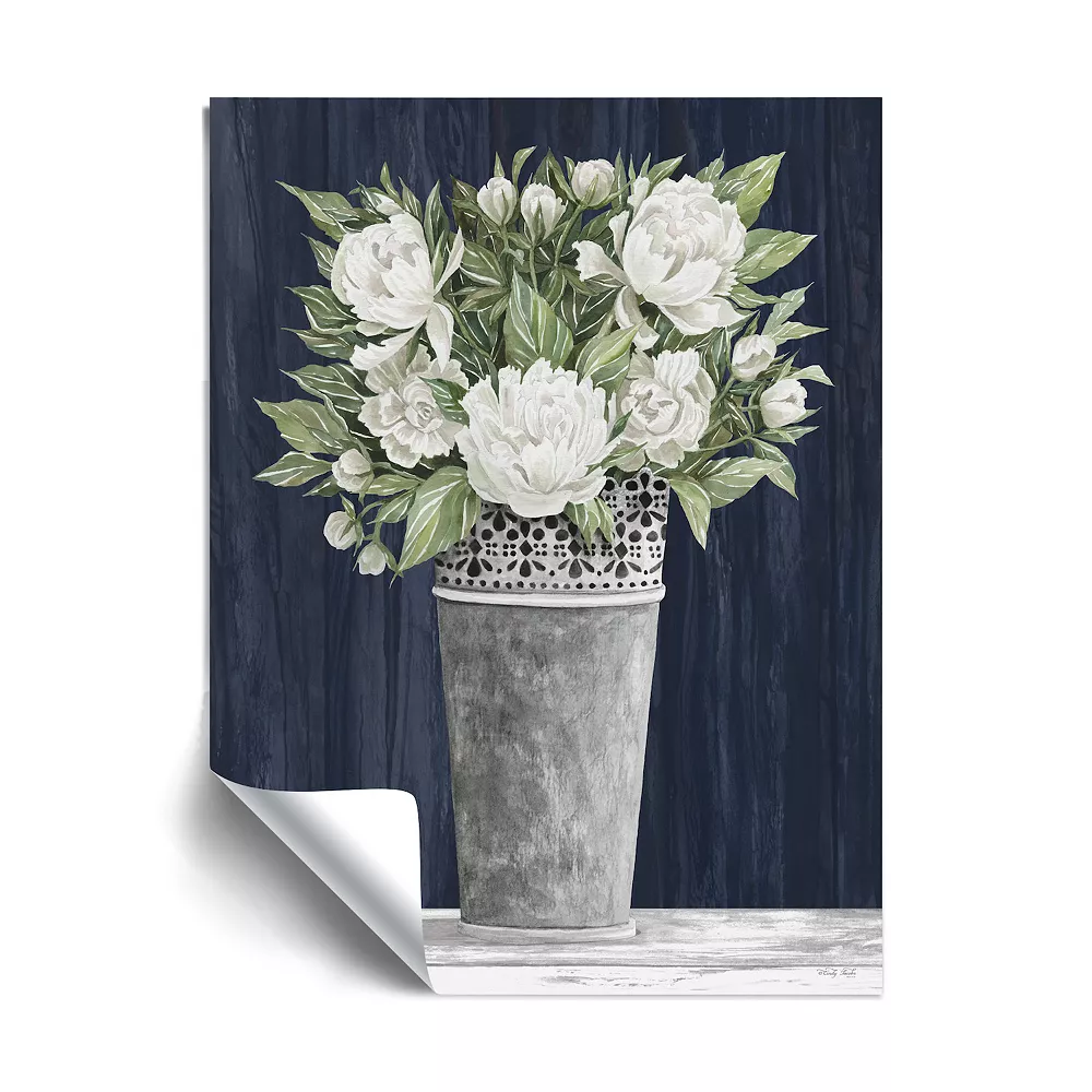 ArtWall Punched White Floral Removable Wall Art 1 ArtWall Punched White Floral Removable Wall Art