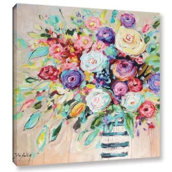 ArtWall Vibrant Bouquet Canvas Wall Art