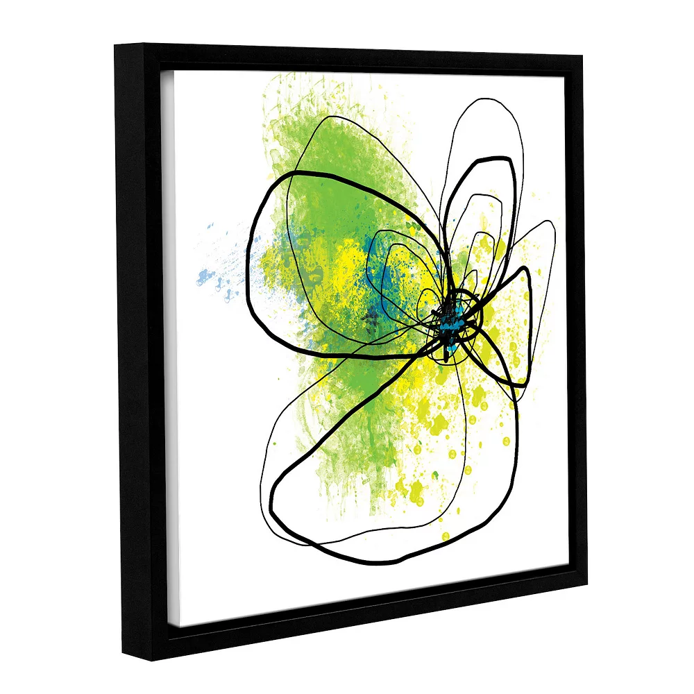 ArtWall Citron Petals Floating Framed Wall Art 1 ArtWall Citron Petals Floating Framed Wall Art