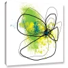 ArtWall Citron Petals Canvas Wall Art