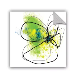 ArtWall Citron Petals Removable Wall Art