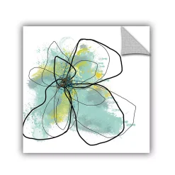 ArtWall Liquid Blue III Removable Wall Art