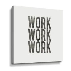 ArtWall Work From Home IV Canvas Wall Art
