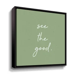 ArtWall Gentle Words I Framed Wall Art