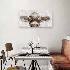 Master Piece Cow Peek Canvas Wall Art -Kohl's Sales 5857742 ALT2