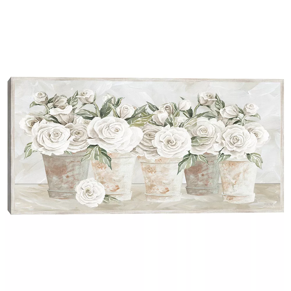 Master Piece Potted Roses Framed Wall Art 1 Master Piece Potted Roses Framed Wall Art