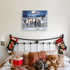 Master Piece Christmas Cats Canvas Wall Art -Kohl's Sales 5866188 ALT3