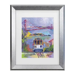 Trademark Fine Art Richard Wallich San Francisco 2 Framed Wall Art