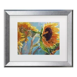 Trademark Fine Art Richard Wallich Sun 11 Framed Wall Art