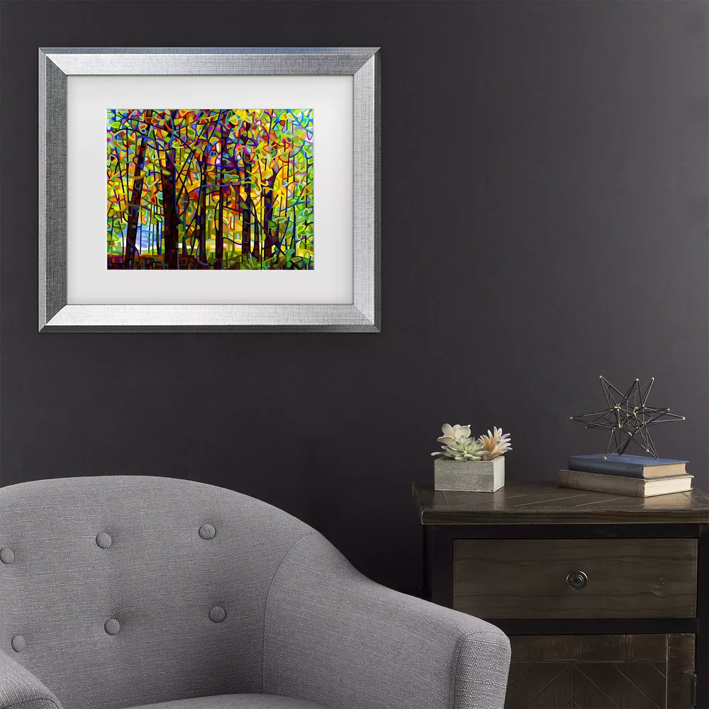 Trademark Fine Art Standing Room Only Trees Framed Wall Art 2 Trademark Fine Art Standing Room Only Trees Framed Wall Art - Image 2