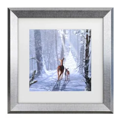 Trademark Fine Art The Macneil Studio Christmas Magic Matted Framed Art