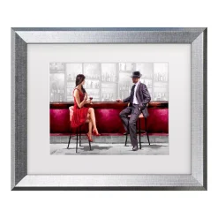 Trademark Fine Art The Macneil Studio Meeting Version 2 Matted Framed Art