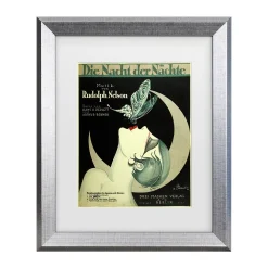 Trademark Fine Art Vintage Apple Collection Art Deco Music Sheet Matted Framed Art