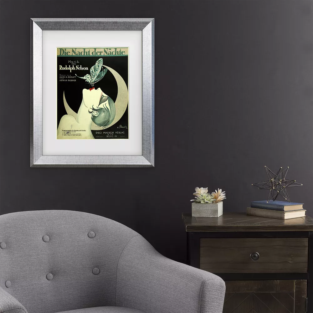 Trademark Fine Art Vintage Apple Collection Art Deco Music Sheet Matted Framed Art 2 Trademark Fine Art Vintage Apple Collection Art Deco Music Sheet Matted Framed Art - Image 2