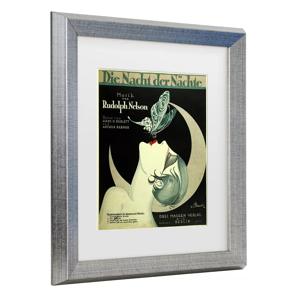 Trademark Fine Art Vintage Apple Collection Art Deco Music Sheet Matted Framed Art 3 Trademark Fine Art Vintage Apple Collection Art Deco Music Sheet Matted Framed Art - Image 3