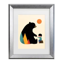 Trademark Fine Art Moises Levy Lightning Tree I Matted Framed Art