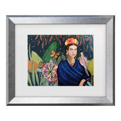 Trademark Fine Art Sylvie Demers Frida Matted Framed Art