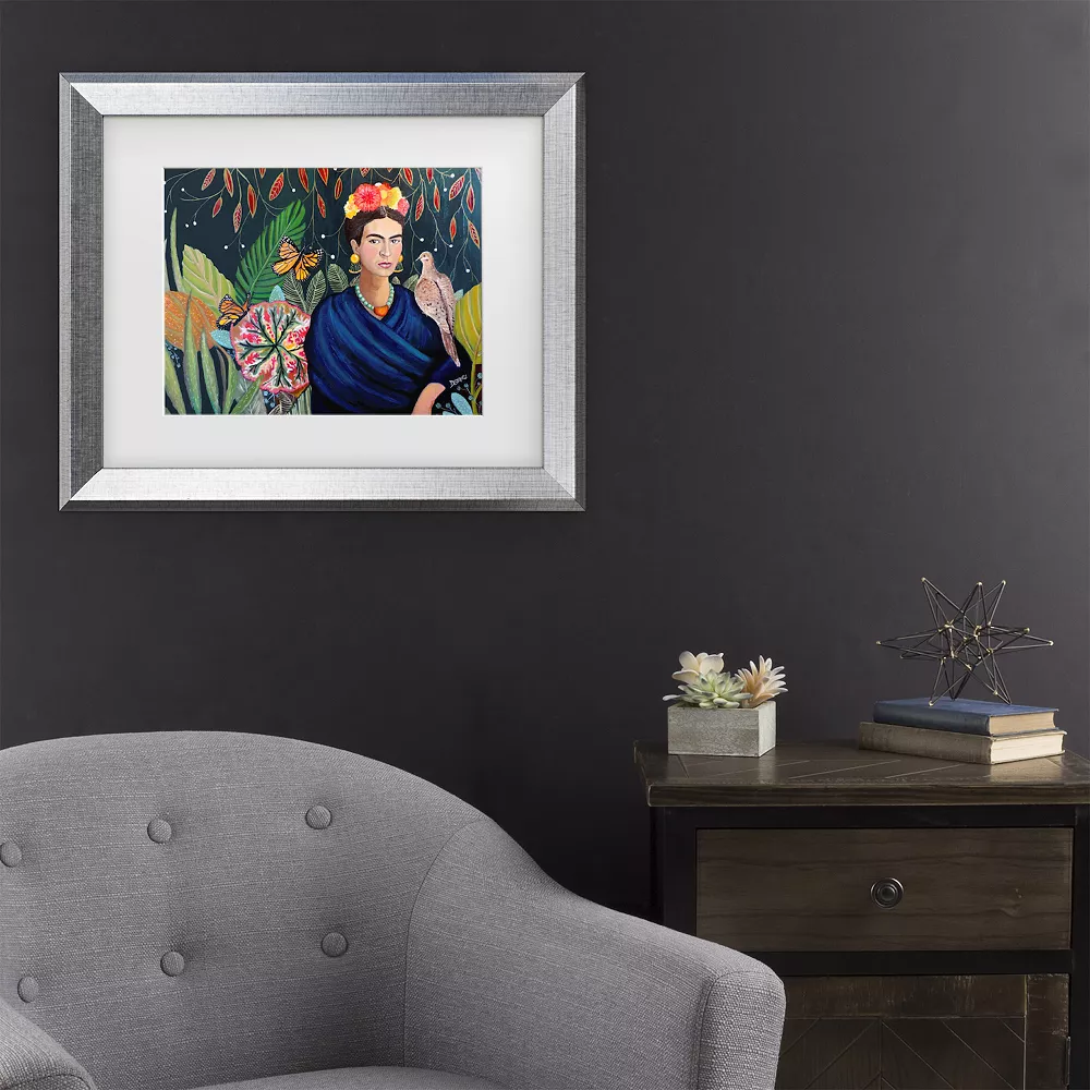 Trademark Fine Art Sylvie Demers Frida Matted Framed Art 2 Trademark Fine Art Sylvie Demers Frida Matted Framed Art - Image 2