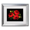 Trademark Fine Art Susan S. Barmon Gerbera Daisy And Carolina Jasmine Matted Framed Art